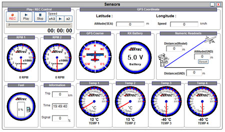 Set Up Screen Shot Hitec Software