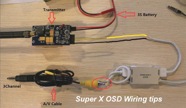 Wiring Super X OSD Tutorial Three.