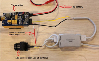 Wiring Super X OSD to small camera One tutorial.