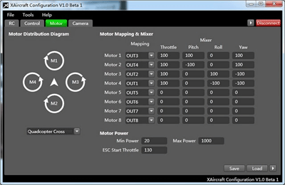 The X 650 Controller Software