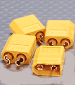 Male XT60 connectors (5pcs/bag)